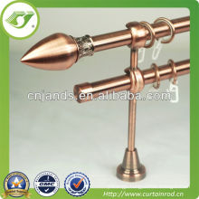 Cane curtain rod finial,metal curtain rod